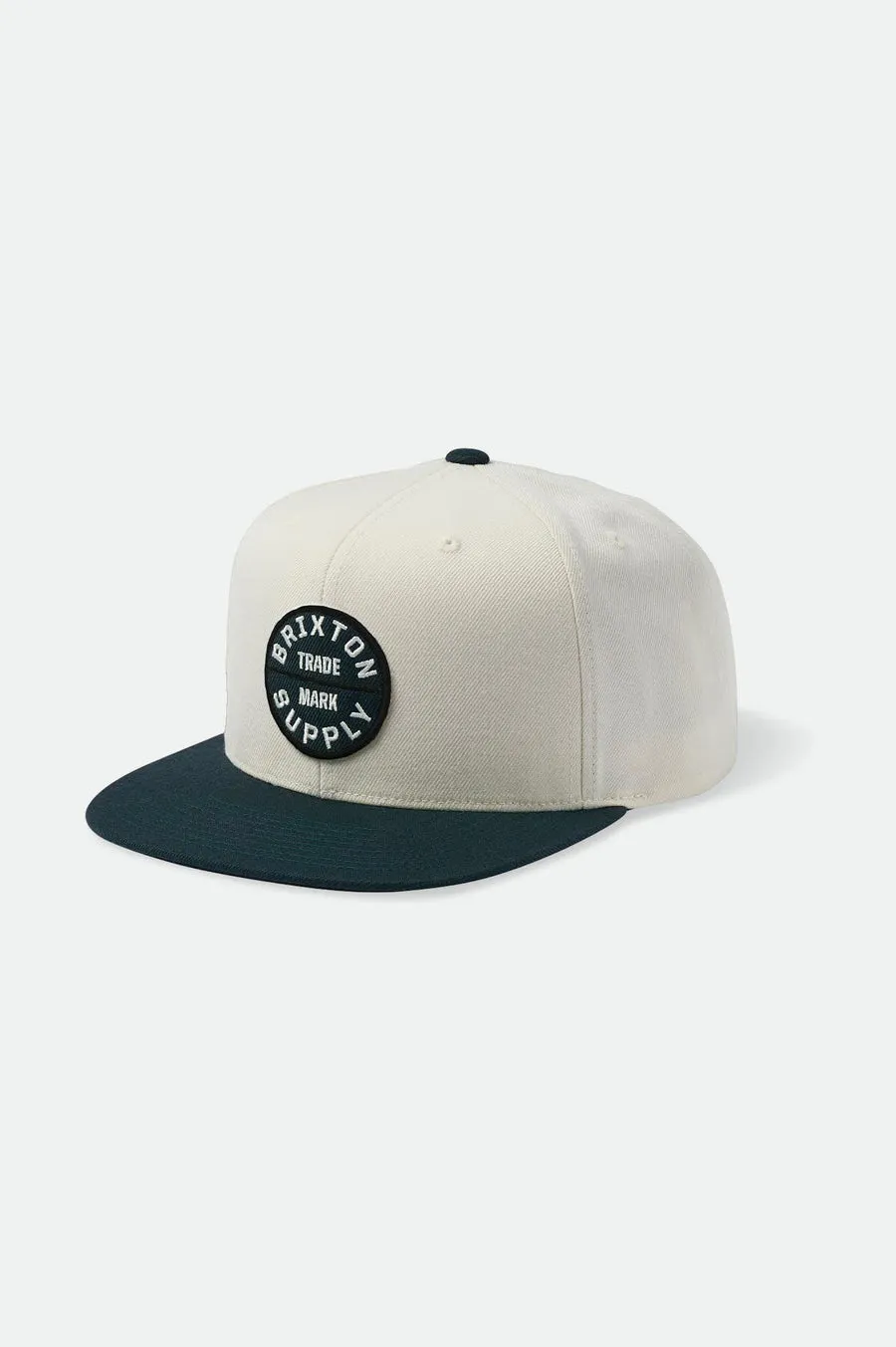 Brixton Oath III Snapback - CHARCOAL/WHITE sold by Sun Diego Boardshops