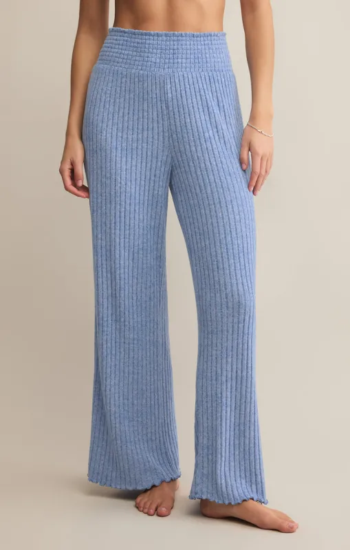 Z-Supply Dawn Smocked Rib Pant - RIVIERA sold by Sun Diego Boardshops