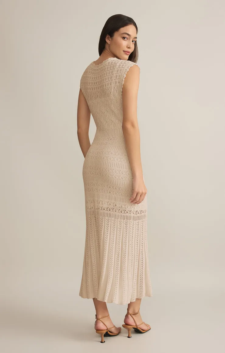 Z-Supply Marsella Crochet Midi Dress - SEA SALT sold by Sun Diego Boardshops product image thumbnail 2