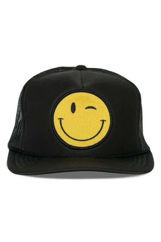 That Friday Feeling Winky Trucker Hat - BLACK sold by Sun Diego Boardshops