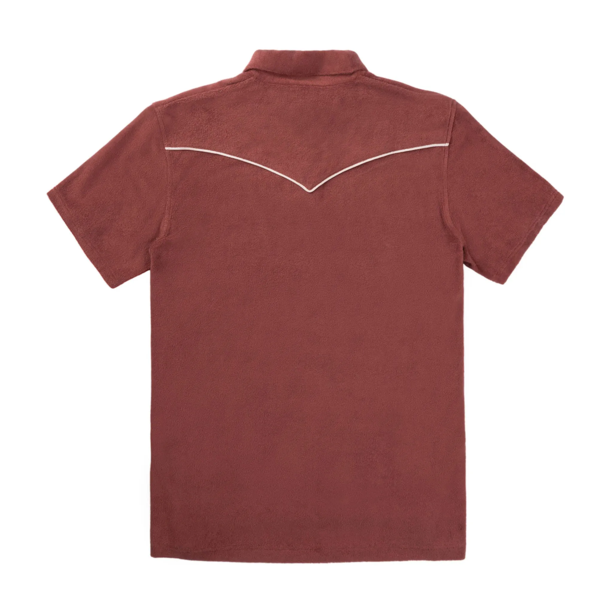 Sendero Cantina Terry Polo - MAHOGANY sold by Sun Diego Boardshops product image thumbnail 2