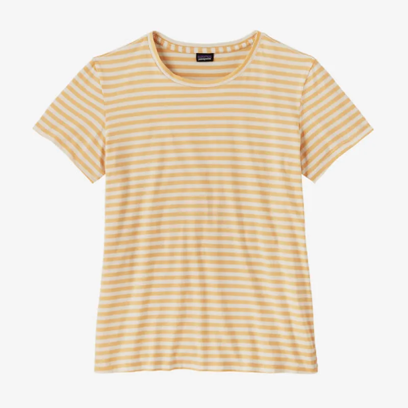 Patagonia Women's Regenerative Organic Certified Cotton Tee - BEESWAX sold by Sun Diego Boardshops