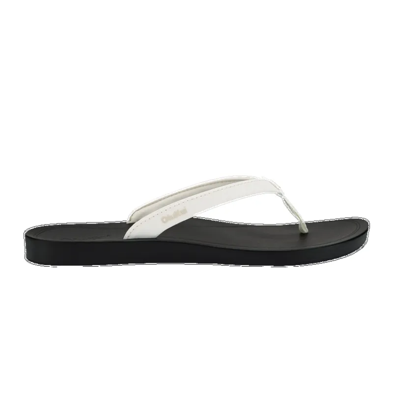 Olukai ‘Uiki - BRIGHT WHITE/LAVA ROCK sold by Sun Diego Boardshops