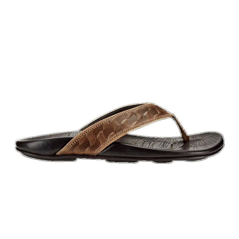 Olukai Hikianalia - TAN/ DARK JAVA made by OluKai