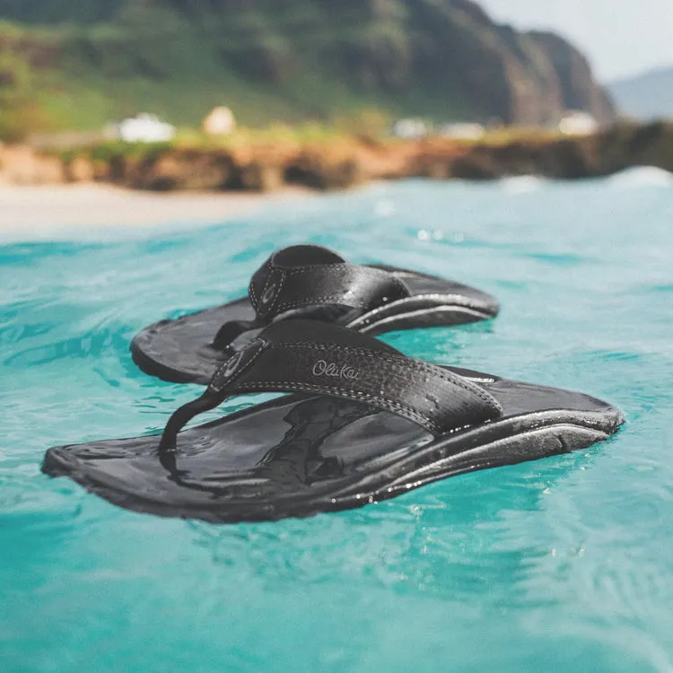 Olukai Men's Ohana - BLACK sold by Sun Diego Boardshops product image thumbnail 2