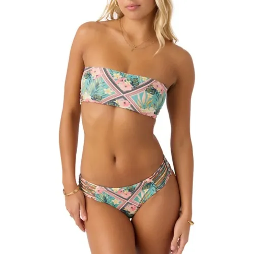 O'Neill Estella Tile Bells Swim Bikini Top - MULTI CLR sold by Sun Diego Boardshops