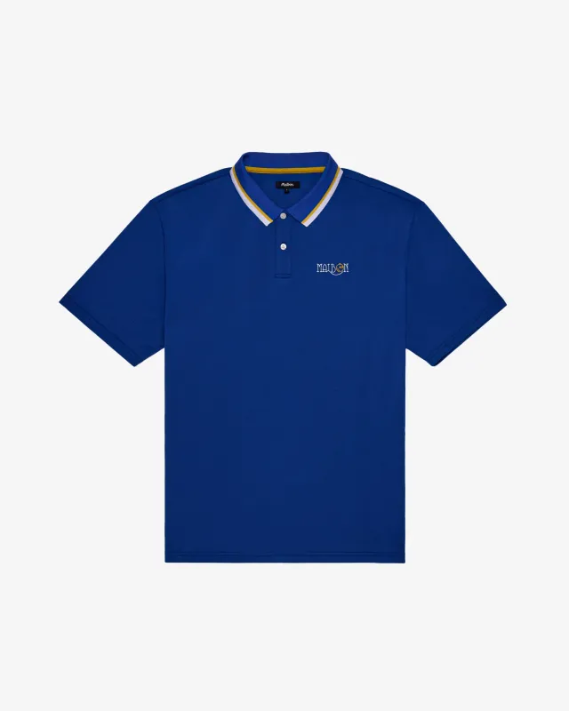 Malbon Grasse Pique Polo - Blue made by Malbon