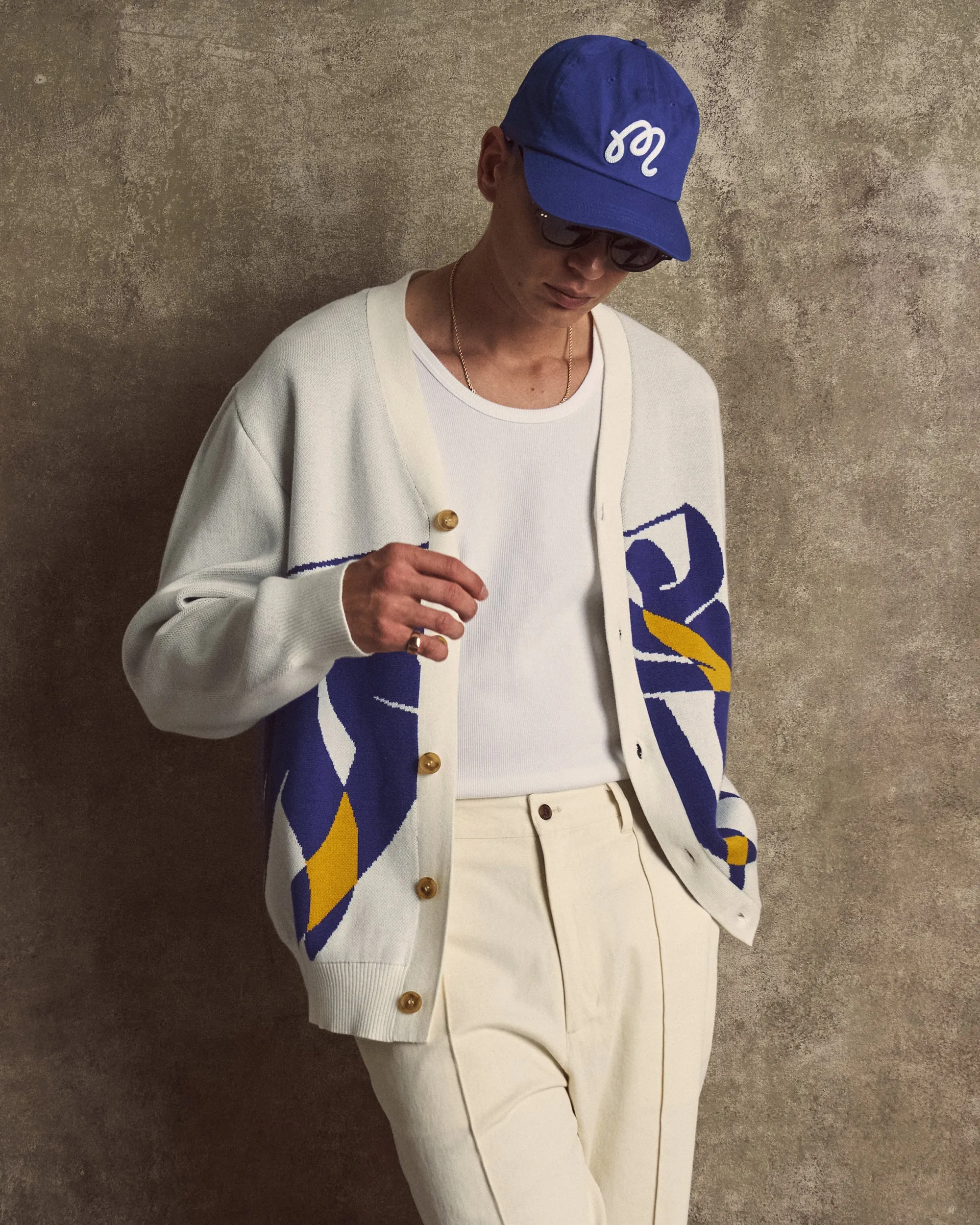 Malbon Matisse Cardigan - White sold by Sun Diego Boardshops product image thumbnail 3