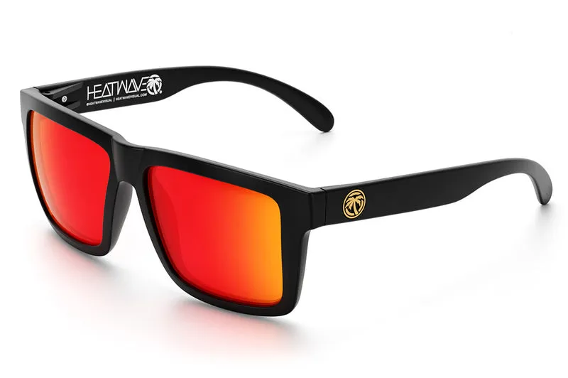 Heat Wave Visual XL VISE Z87 Sunglasses - BLACK FRAME/SUNBLAST sold by Sun Diego Boardshops