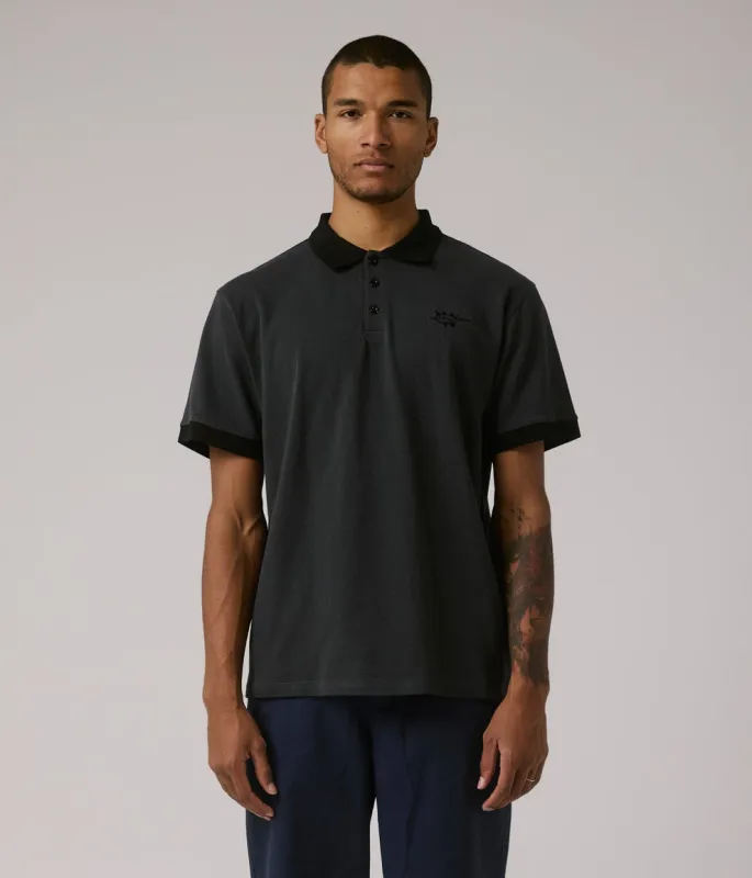 FORMER GLEAM SS POLO - TAUPE sold by Sun Diego Boardshops