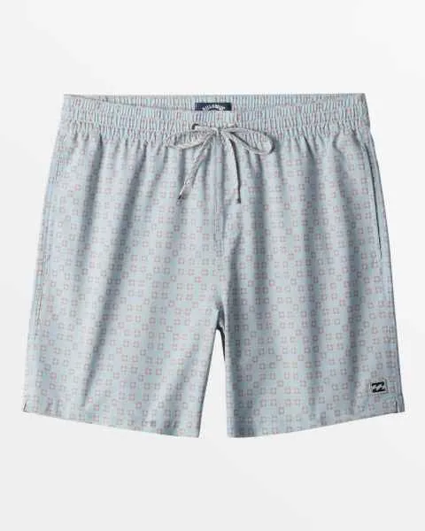 Billabong Sundays Layback 17" Swim Trunks - ASH BLUE sold by Sun Diego Boardshops