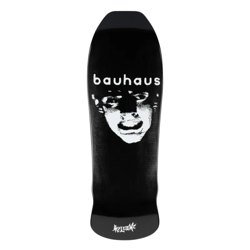 Welcome Bauhaus Mask on Early Grab 10" Deck - BLACK DIP made by Sun Diego Boardshops