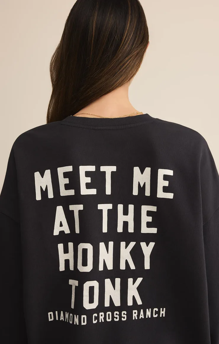 Z-Supply Giddy Up Sunday Sweatshirt - BLACK SAND sold by Sun Diego Boardshops product image thumbnail 2