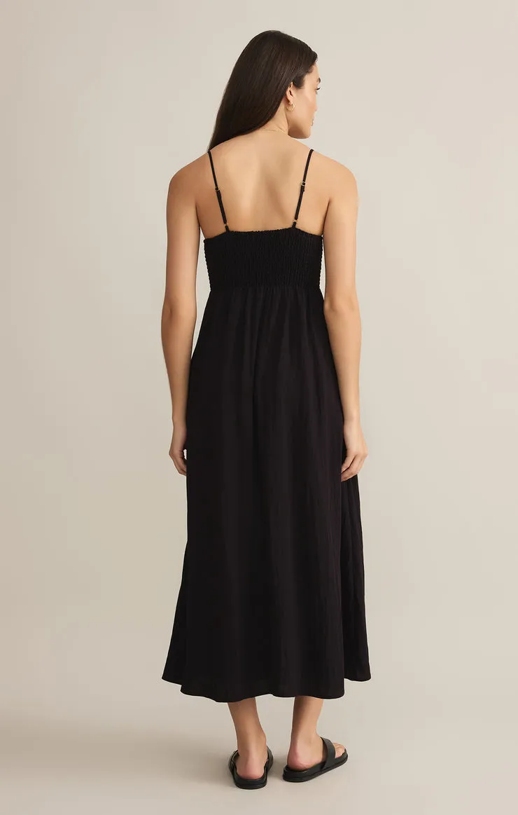 Z-Supply Beachside Midi Dress - BLACK sold by Sun Diego Boardshops product image thumbnail 2