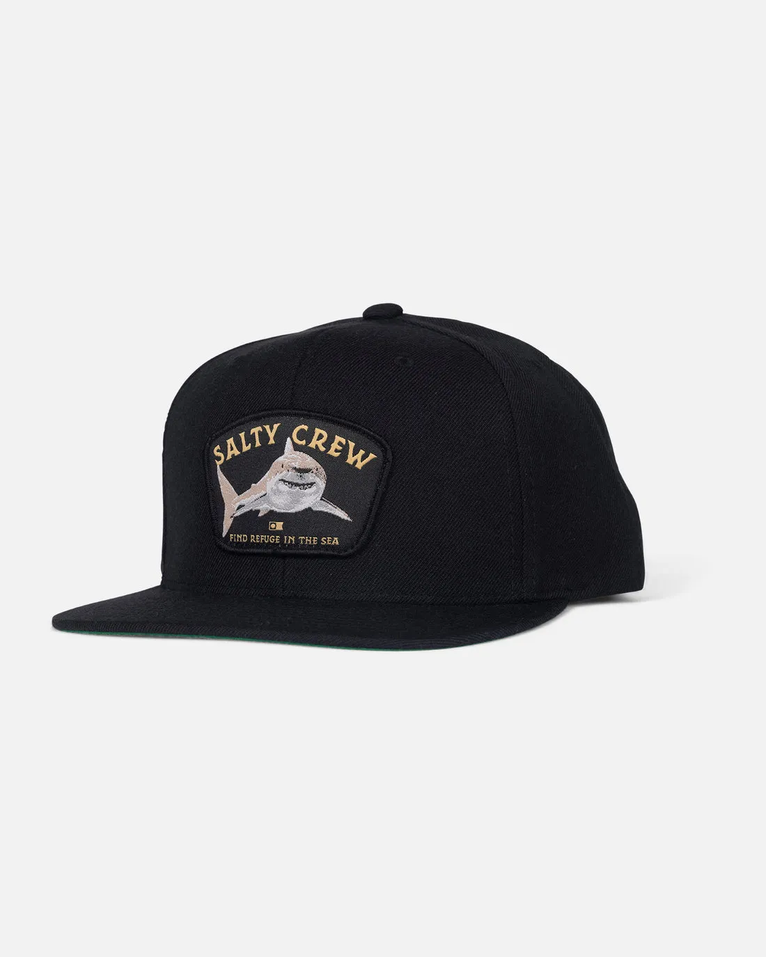 Salty Crew Lurking 6 Panel Hat - BLACK sold by Sun Diego Boardshops