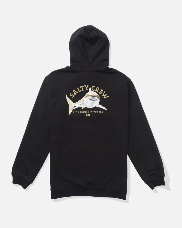 Salty Crew Lurking Fleece Hoodie - BLACK sold by Sun Diego Boardshops