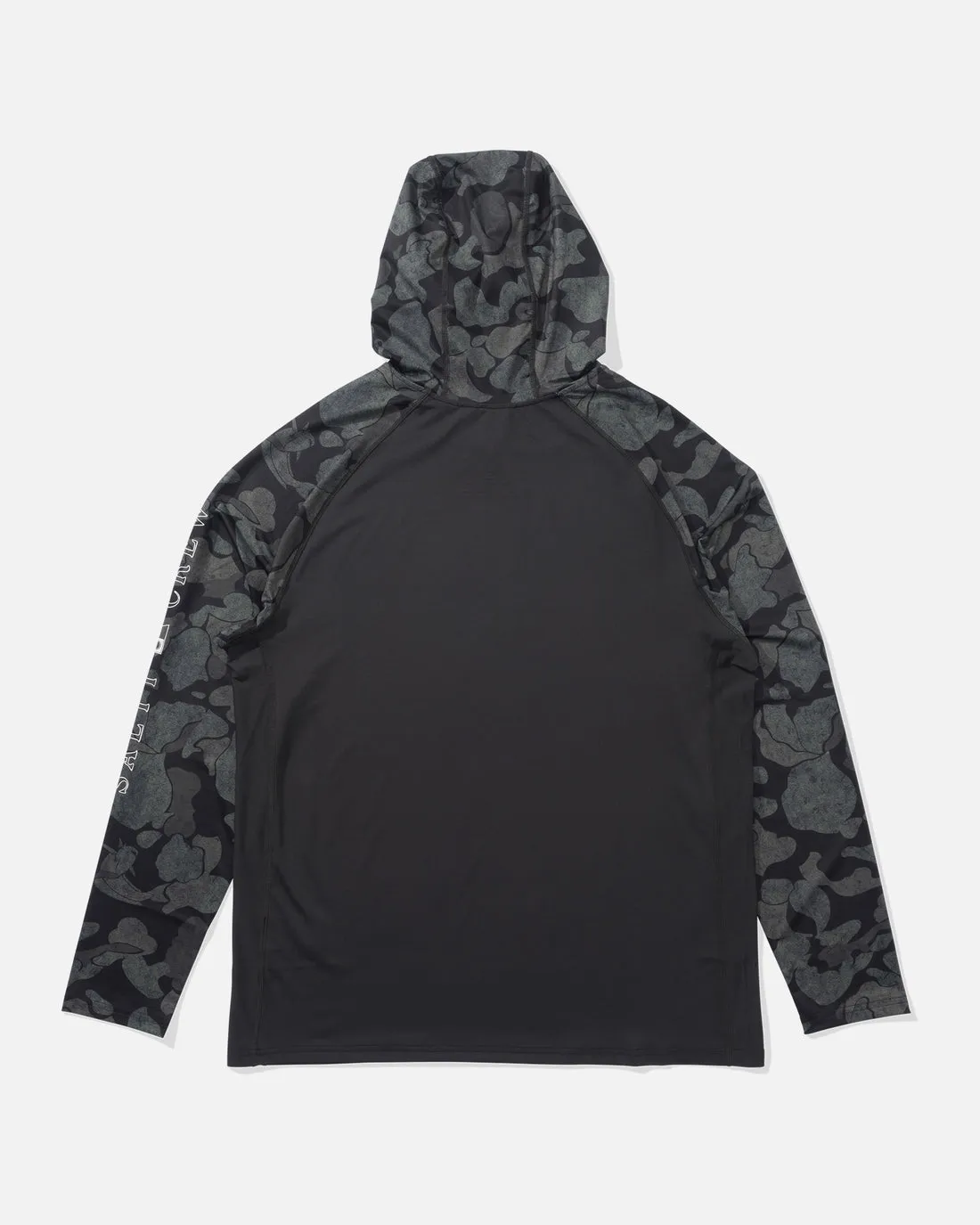 Salty Crew Apex Perforated Sunshirt Hoodie - BLACK CAMO sold by Sun Diego Boardshops product image thumbnail 2