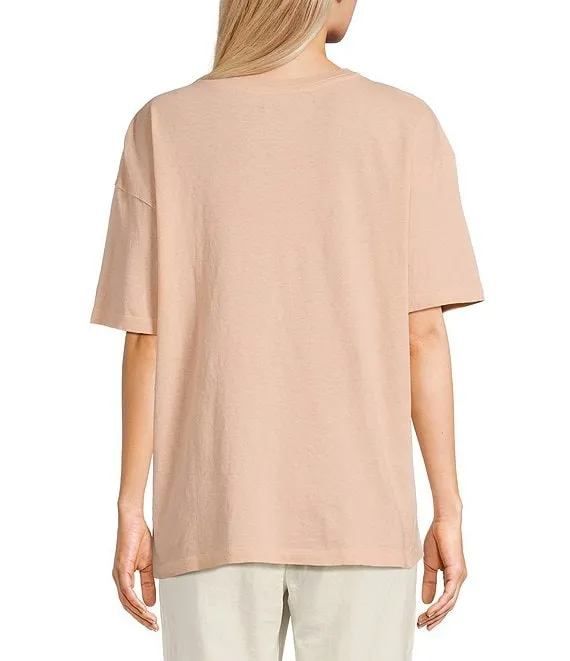Roxy Paraiso Graphic T-Shirt - PINK CHAMPAGNE sold by Sun Diego Boardshops product image thumbnail 2