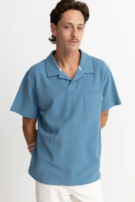 Rhythm Vintage Terry Polo - SLATE sold by Sun Diego Boardshops