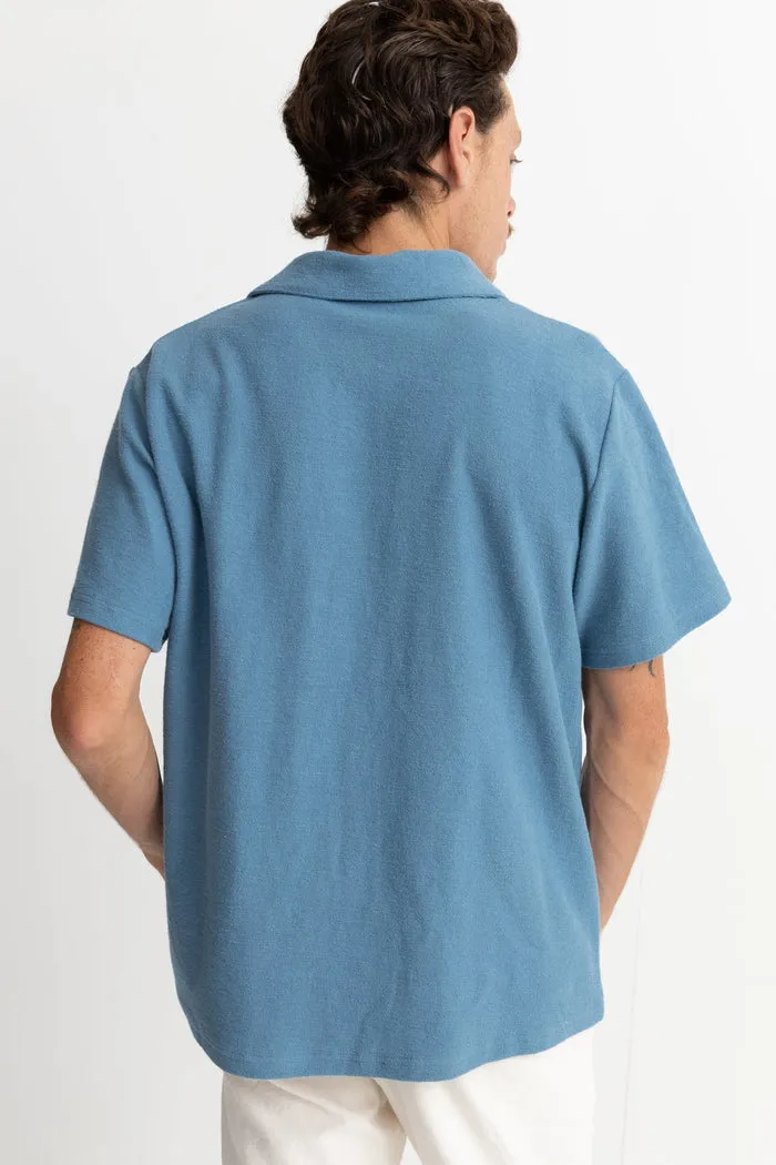 Rhythm Vintage Terry Polo - SLATE sold by Sun Diego Boardshops product image thumbnail 2