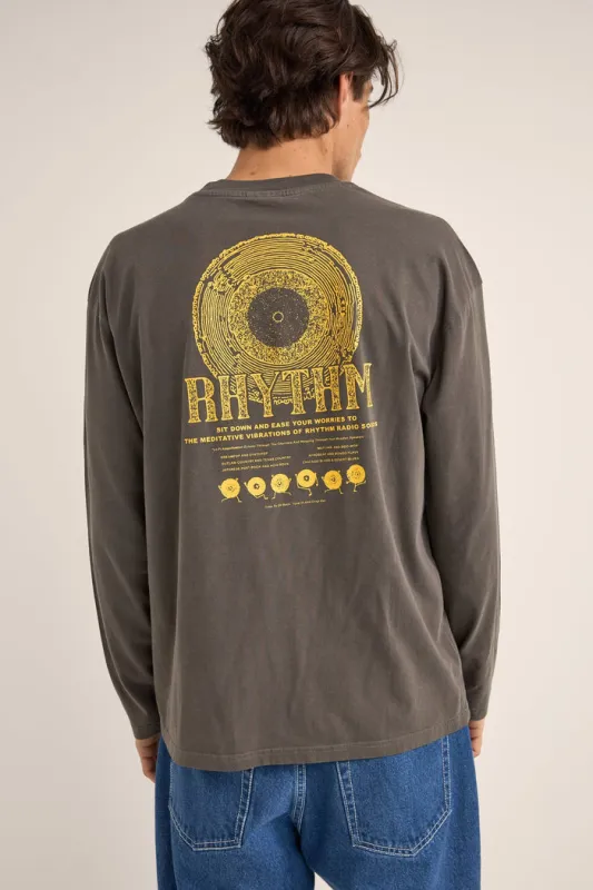 Rhythm Record Vintage Ls T-Shirt - VINTAGE BLACK sold by Sun Diego Boardshops