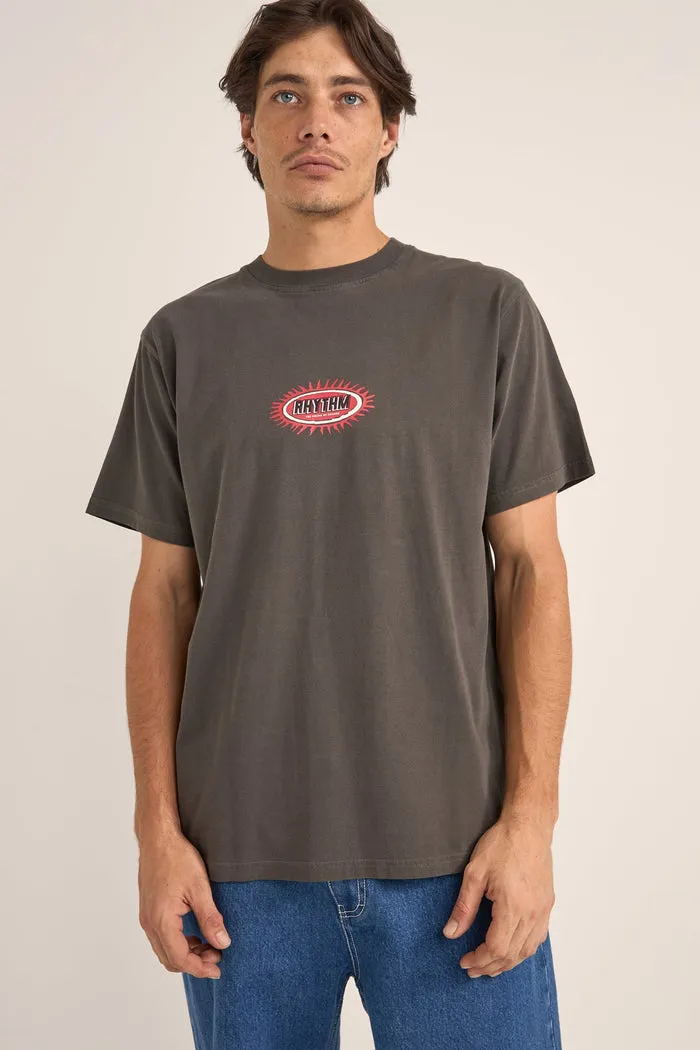 Rhythm Ellipse Sun SS T-Shirt - VINTAGE BLACK sold by Sun Diego Boardshops