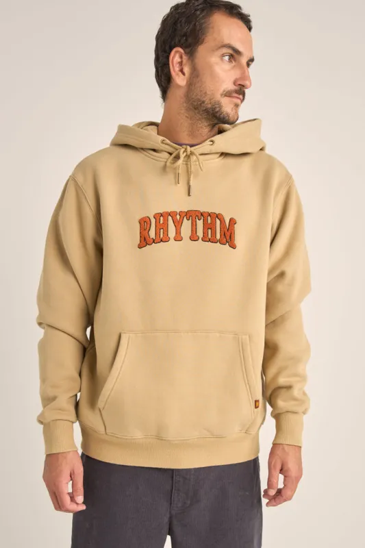 Rhythm Arch Heavyweight Fleece Hoodie - SAND sold by Sun Diego Boardshops