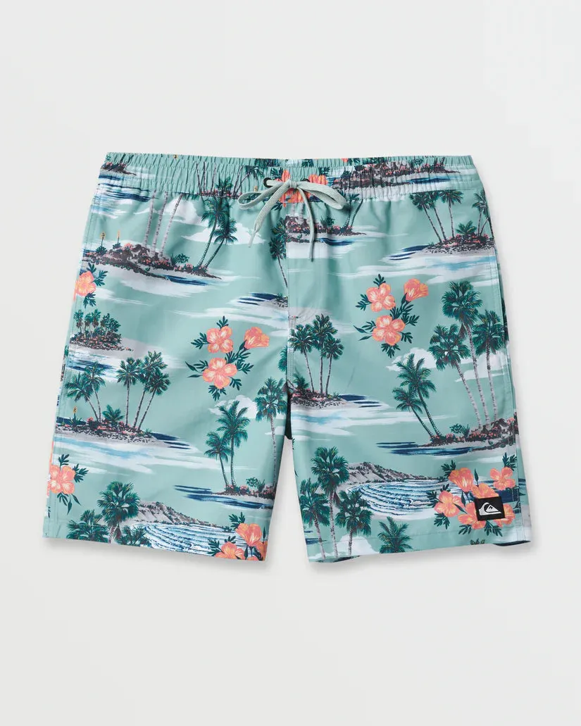 Quiksilver Everyday Mix 17" Swim Trunks - JADE sold by Sun Diego Boardshops