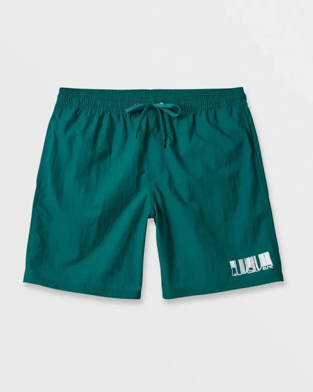 Quiksilver Nylon 18" Swim Trunks - TEAL sold by Sun Diego Boardshops