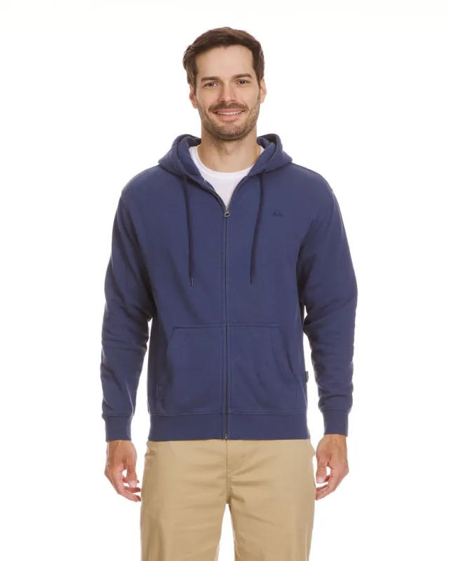 Quiksilver Saltwater Full Zip Hoodie - NAVY sold by Sun Diego Boardshops