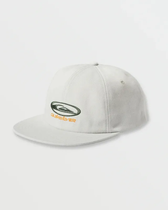 Quiksilver Flippin Out Snapback Hat - OFF WHITE sold by Sun Diego Boardshops