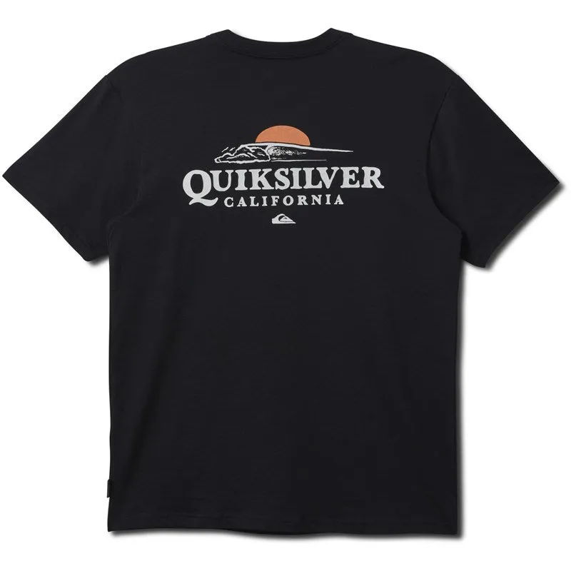 Quiksilver California Surf T-Shirt - BLACK sold by Sun Diego Boardshops
