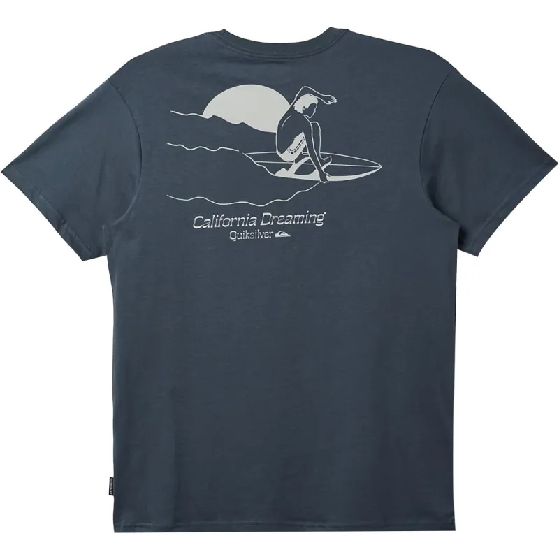 Quiksilver Ca High Liners T-Shirt - GRANITE GRAY sold by Sun Diego Boardshops