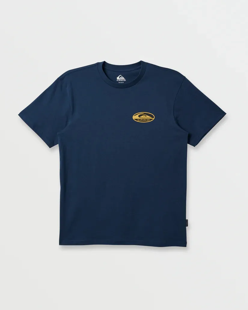 Quiksilver Stretch Link T-Shirt - NAVY sold by Sun Diego Boardshops product image thumbnail 2