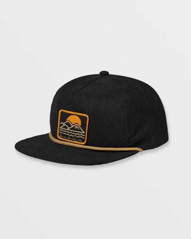 Quiksilver Steer Clear Snapback Hat - BLACK sold by Sun Diego Boardshops