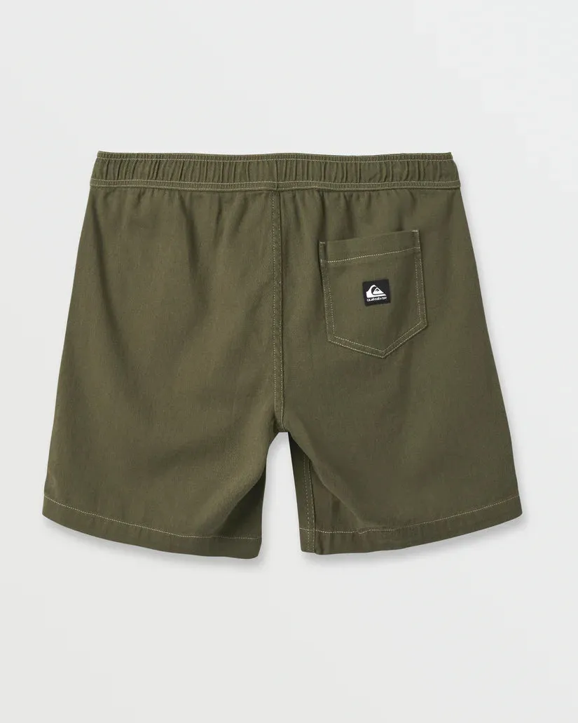 Quiksilver Taxer Big Twill Shorts - ARMY sold by Sun Diego Boardshops product image thumbnail 2