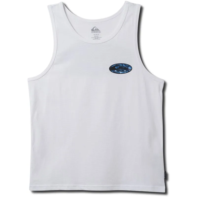 Quiksilver Stretch Link Tank - WHITE sold by Sun Diego Boardshops product image thumbnail 2