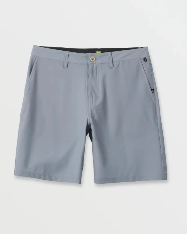Quiksilver Union Amphibian 20" Hybrid Shorts - SMOKE GREY sold by Sun Diego Boardshops