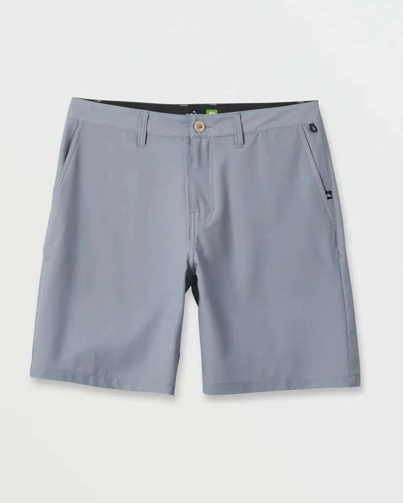 Quiksilver Union Amphibian 20" Hybrid Shorts - SMOKE GREY sold by Sun Diego Boardshops