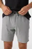 O'Neill RESERVE LIGHT CHECK 18" SCALLOP HYBRID SHORTS - GRAPHITE sold by Sun Diego Boardshops