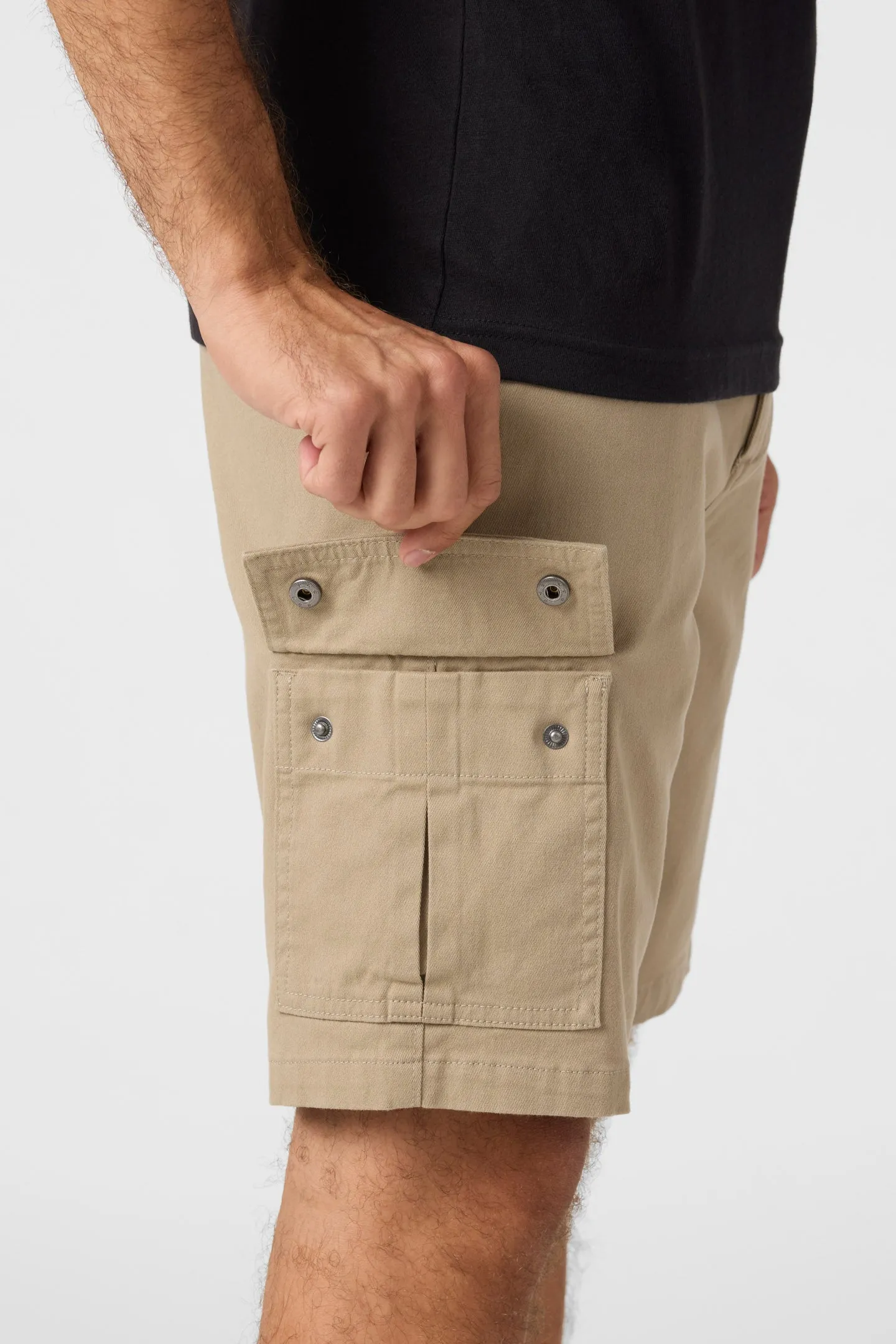 O'Neill TRAILS 20" CARGO SHORTS - KHAKI sold by Sun Diego Boardshops product image thumbnail 4