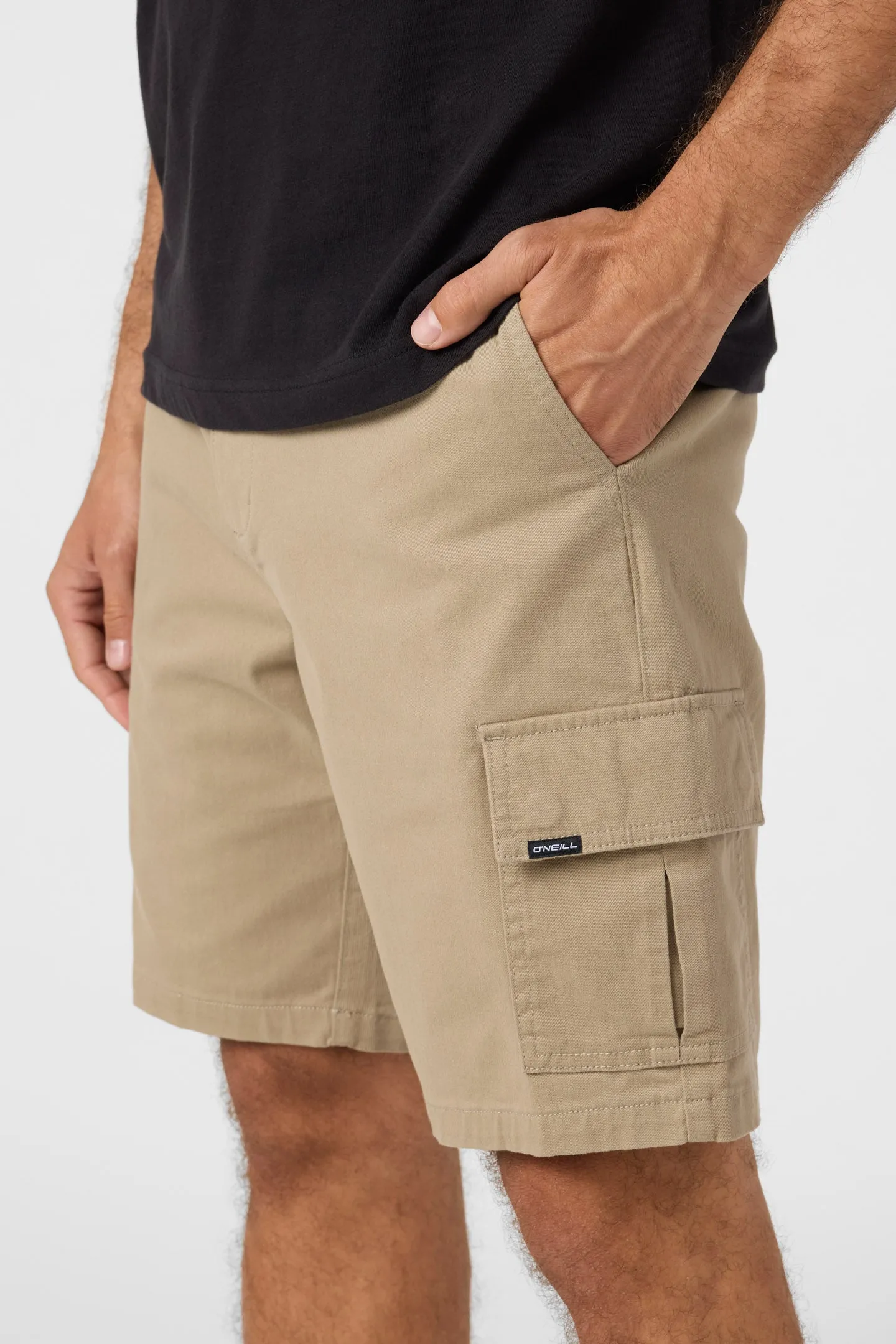 O'Neill TRAILS 20" CARGO SHORTS - KHAKI sold by Sun Diego Boardshops product image thumbnail 3