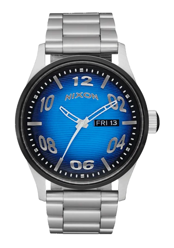 Nixon Sentry Stainless Steel - FISHEYE/SILVER sold by Sun Diego Boardshops