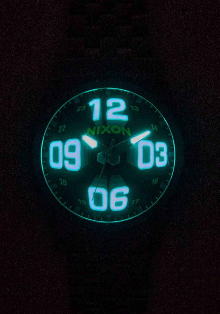 Nixon Time Teller - FISHEYE/SILVER/BLACK sold by Sun Diego Boardshops product image thumbnail 5