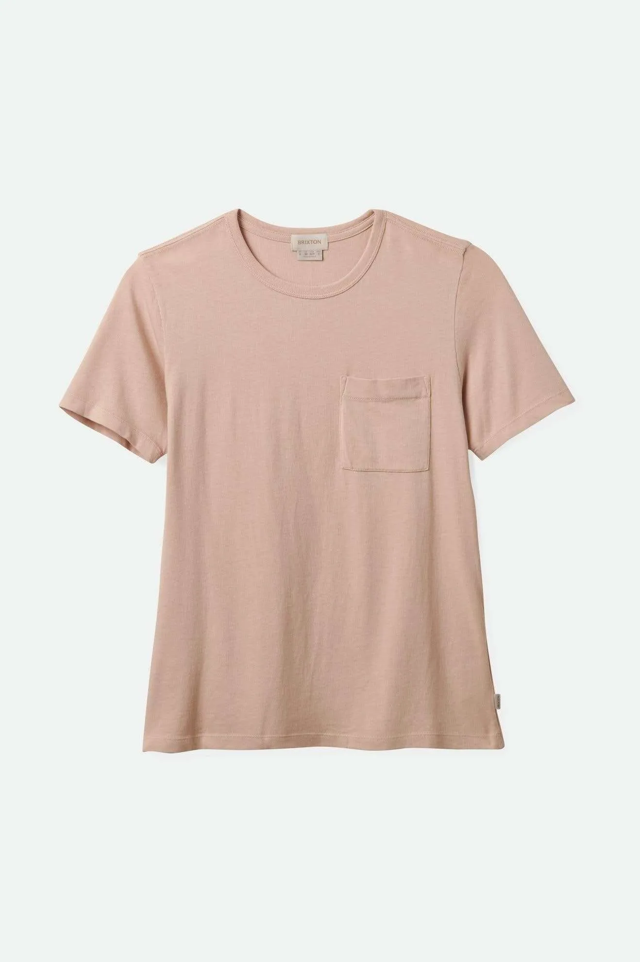 Brixton Carefree Organic Garment Dye Perfect Pocket T-Shirt - DUSTY PINK sold by Sun Diego Boardshops