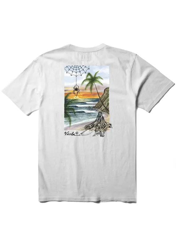 Vissla Reaper Short Sleeve Pocket Tee - WHITE made by Sun Diego Boardshops