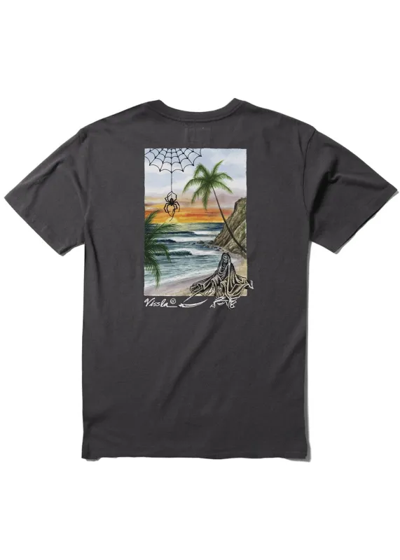 Vissla Reaper Short Sleeve Pocket Tee - PHANTOM made by Sun Diego Boardshops