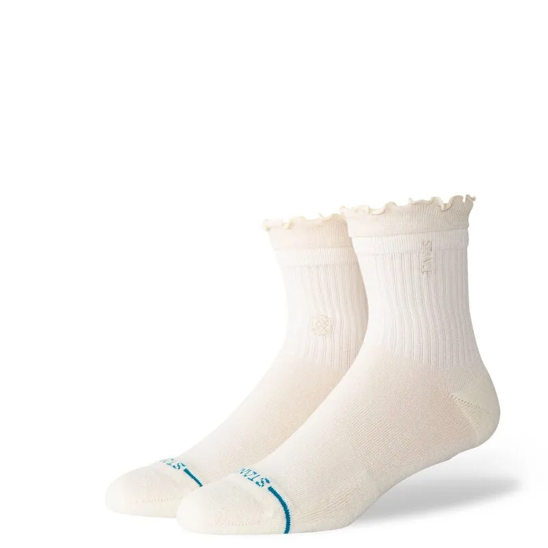 Stance Butter Blend Ruffle Quarter Socks - CANVAS sold by Sun Diego Boardshops