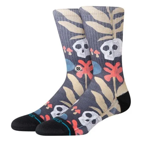 Stance Tropiskull Crew Socks - BLACK sold by Sun Diego Boardshops