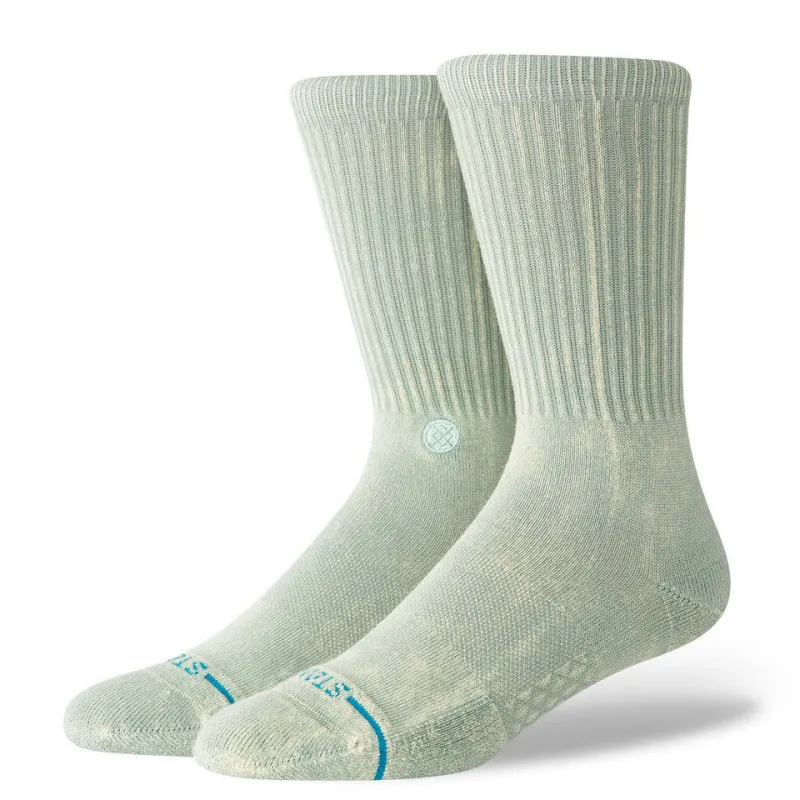 Stance Icon Dyed Crew Socks - SEAGREEN sold by Sun Diego Boardshops